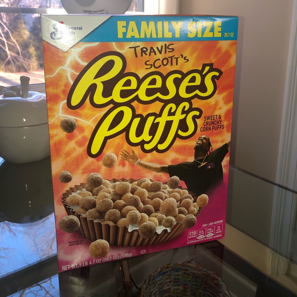 Reese’s puffs Travis Scott « familly size »